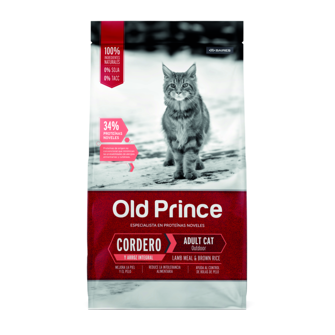 OLD PRINCE CORDERO/ARROZ GATO 1KG