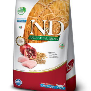 N&D ANCESTRAL GRAIN POLLO, GRANADA, AVENA Y CEBADA
