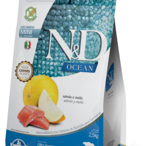 N&D OCEAN SALMÓN Y MELÓN 2,5kg