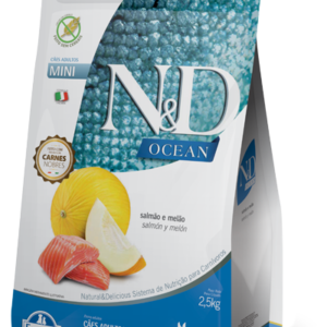 N&D OCEAN SALMÓN Y MELÓN MINI BREEDS 2,5kg