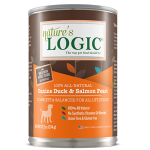 NATURE´S LOGIC PERRO PATO SALMON LATA 374 G