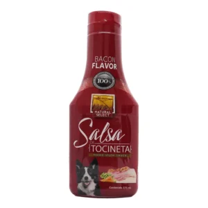 Salsa Snack Para Pero Natural Select Tocineta 375 Ml