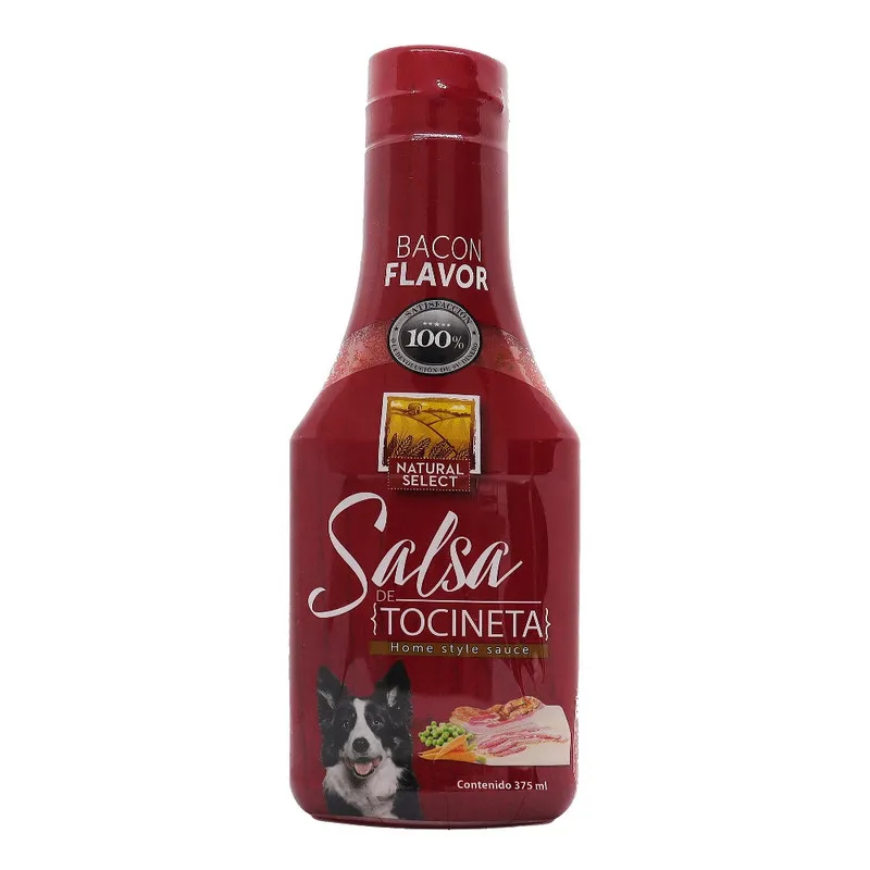 Salsa Snack Para Pero Natural Select Tocineta 375 Ml