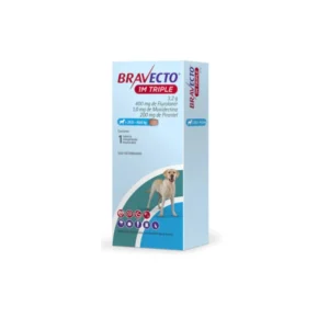 Desparasitante Para Perros Bravecto 1M Triple 20 a 40 Kg