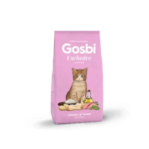 Comida Seca Para Gatos Gosbi Exclusive Chicken & Turkey Kitten 1.5 Kg