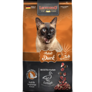 LEONARDO ADULT DUCK ALIMENTO SECO PARA GATOS ADULTOS 1.8Kg