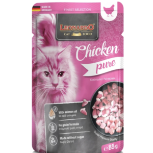 LEONARDO PURE CHICKEN ALIMENTO HÚMEDO SIN GRANO PARA GATOS