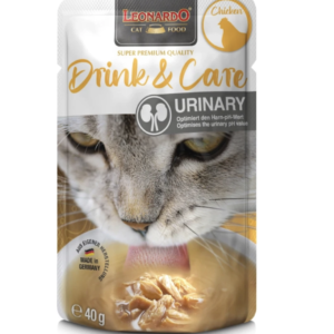 SUPLEMENTO HIDRATANTE URINARIO PARA GATOS | LEONARDO DRINK & CARE CHICKEN
