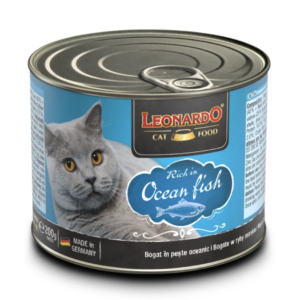ALIMENTO HÚMEDO PREMIUM DE PESCADO PARA GATOS | LEONARDO RICH IN OCEANFISH