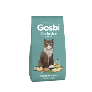 Comida Seca Para Gatos Gosbi Exclusive Chicken & Salmon Sterilized 1.5 Kg