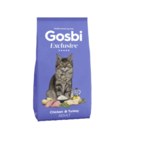 Comida Seca Para Gatos Gosbi Exclusive Chicken & Turkey Adult 1.5 Kg