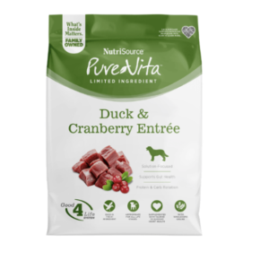 PURE VITA CANINE ADULT DUCK AND CRANBERRIES KALE ENTRÉE