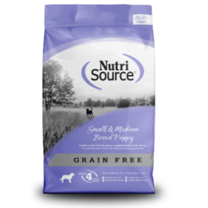 NUTRISOURCE CANINE PUPPY SMALL AND MEDIUM BREED GRAIN FREE