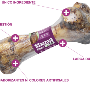 Hueso De Cerdo Mamut Natural Perro Mas Q Pets